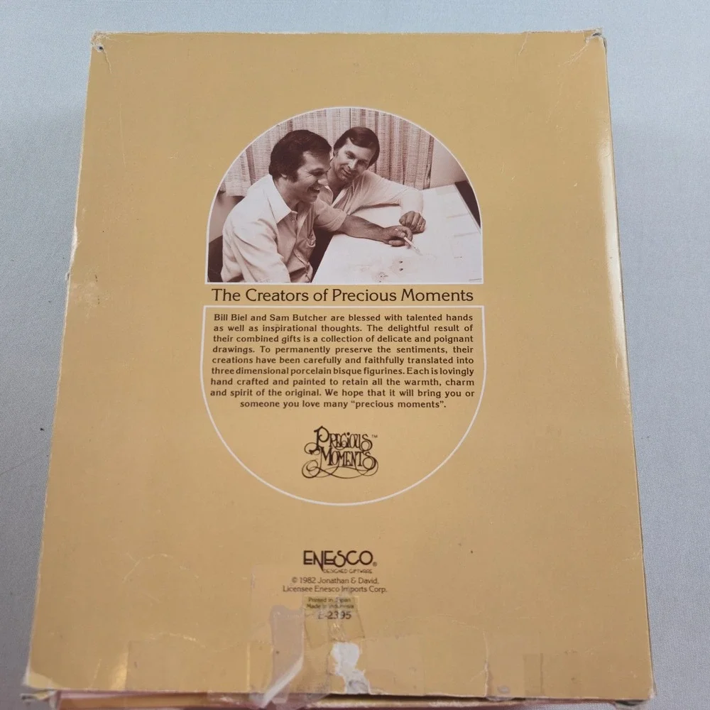 Precious‎ Moments Nativity Miniature Set Come Let Us Adore Him 1982 Boxed